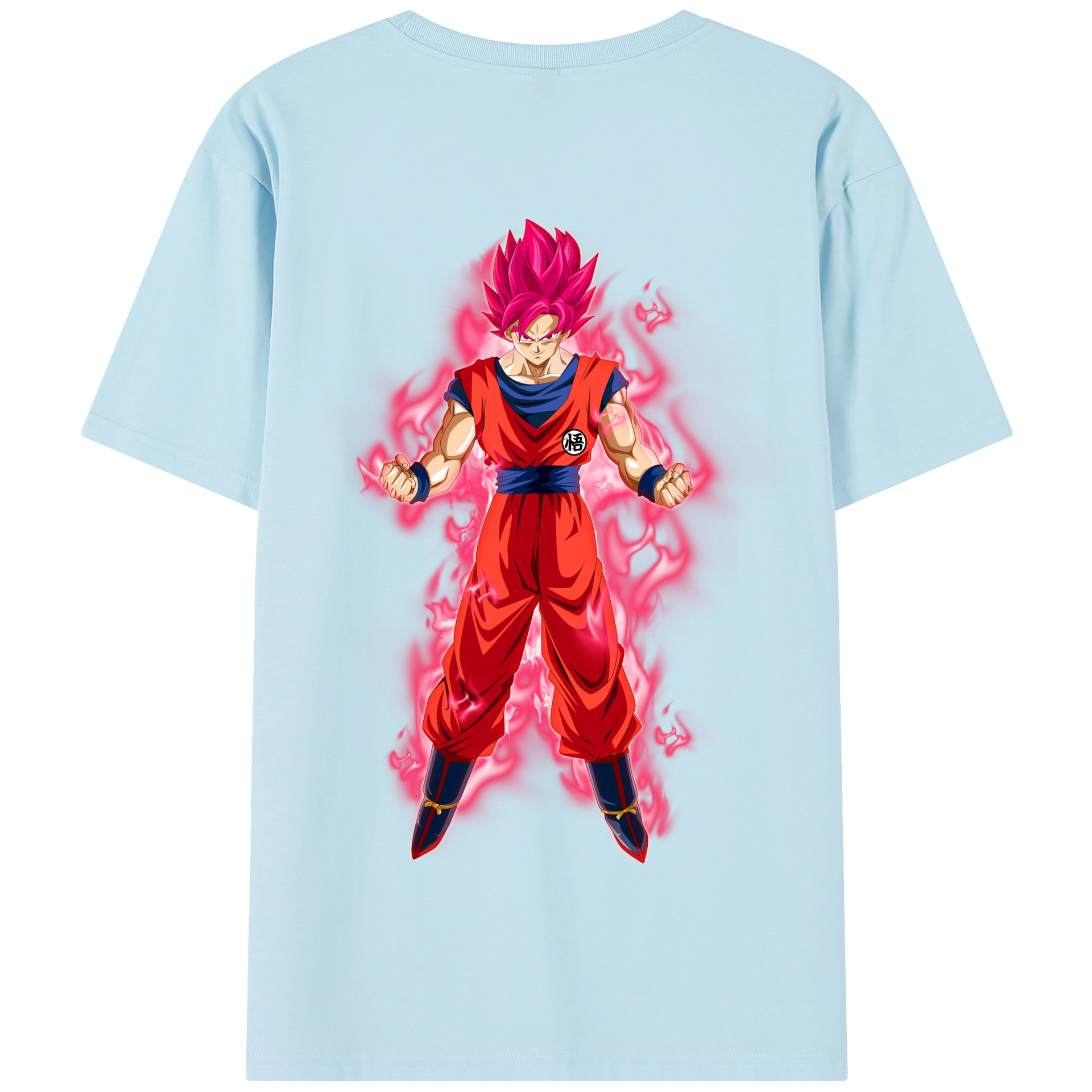 （画像用） ドラゴンボール 孫 悟飯（そんごはん）DRAGON BALL Son Gohan 綿100％半袖Tシャツ（背面プリント）